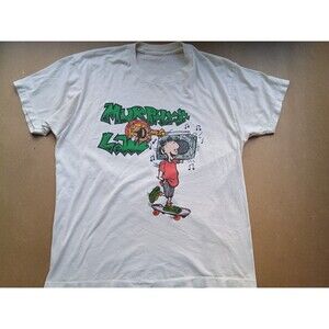 Vintage T Shirt Murphy's Law Humor Skate Punk Sz Medium Streetwear